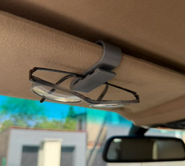 Suporte para Óculos de Sol para Carro | Impressão 3D Premium