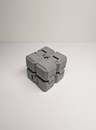 Cubo Infinito Anti-Stress | Impressão 3D Premium